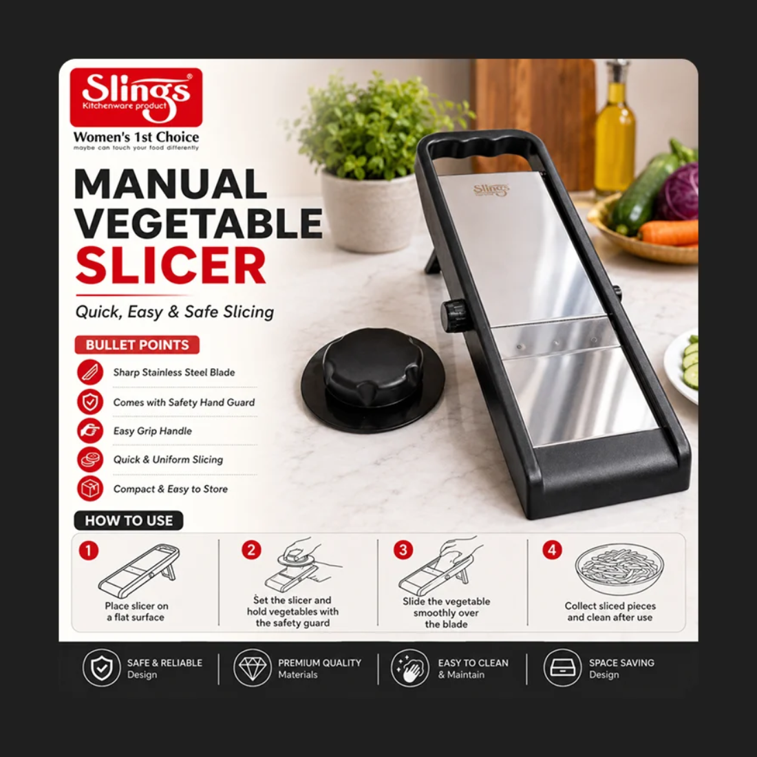 Slings Crisp Adjustable Vegetable Slicer