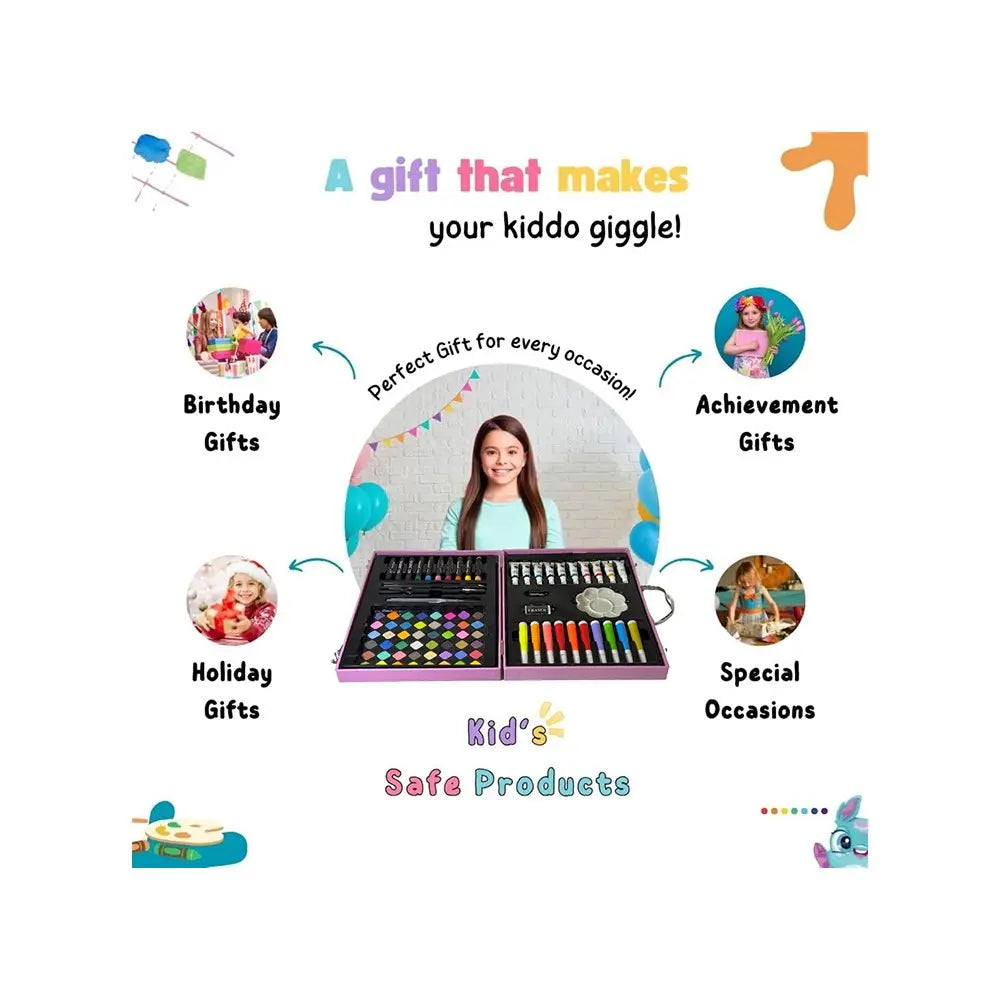 VARKAUS Astronaut Themed Drawing & Coloring Set