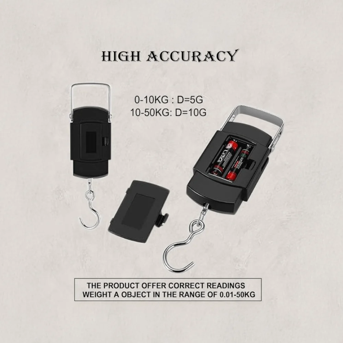 Tinums Electronic Portable Luggage Weighing Scale with Digital Screen