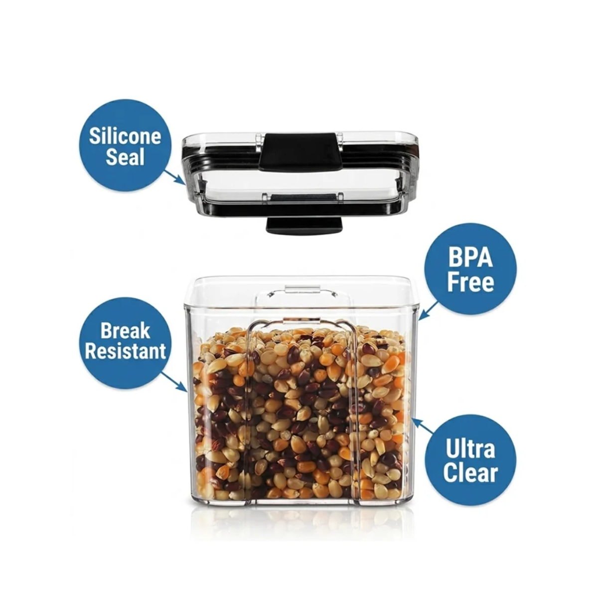 Tinums Lock & Lock Plastic Air Tight Container Set