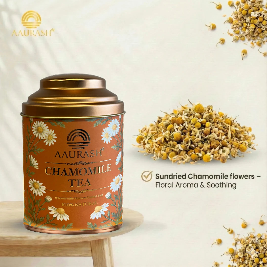 AAURASH Chamomile Flower Herbal Tea