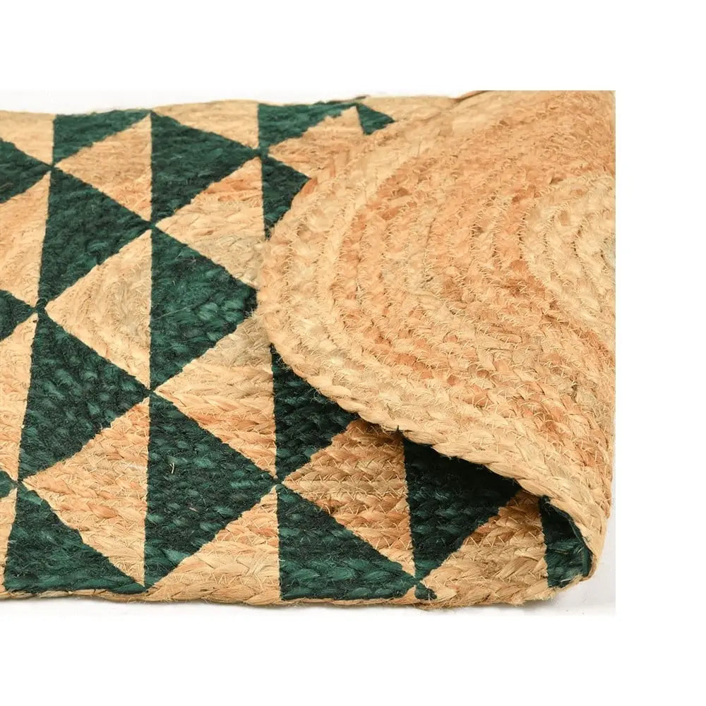 SUSHIEL Jute Door Mat (Green)