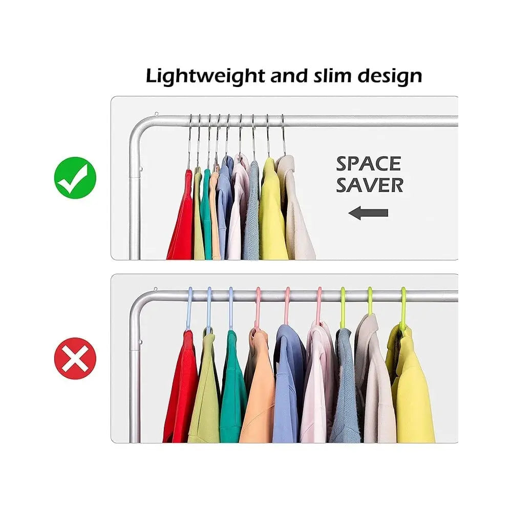 Stainless Steel Cloth Hanger (Silver)