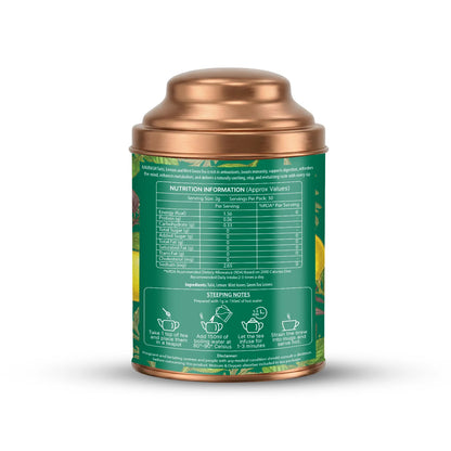 AAURASH Tulsi Lemon Mint Green Tea
