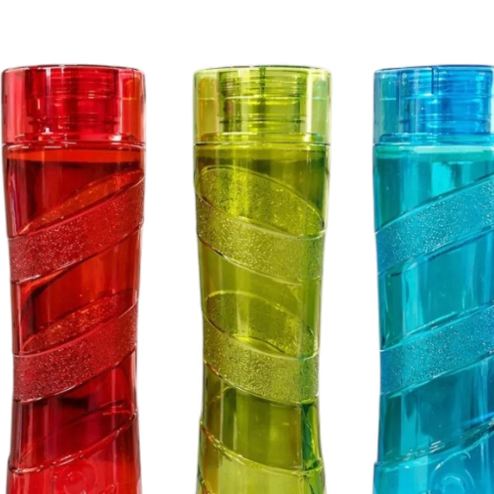 Home Lane Plastic Bottle Set (Multicolor)