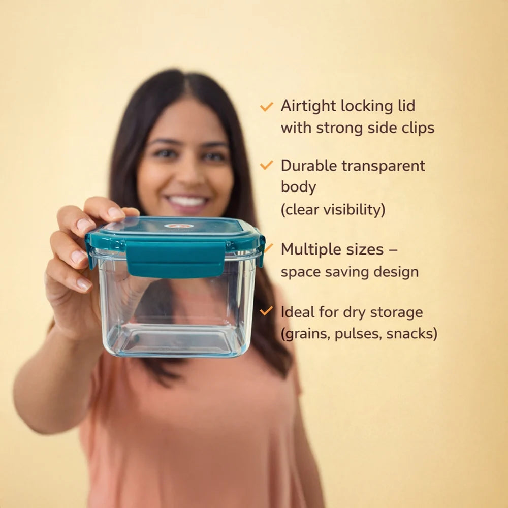 Tinums Big Plastic Airtight Container (Set of 3)