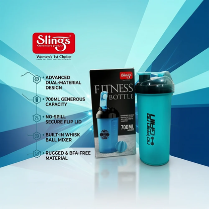 Slings Gym Shaker (Aqua Blue)