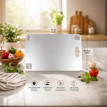 Slings Stainless Steel Medium Chopping Board