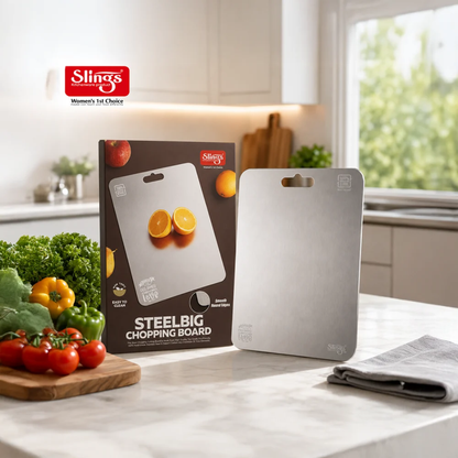 Slings Stainless Steel Big Chopping Board