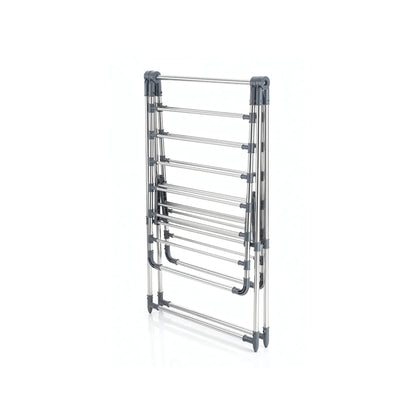 Home Lane Foldable Stainless Steel Cloth Dryer Stand (Grey)