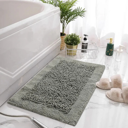 Green Tales Twist Bathmat Silver Grey
