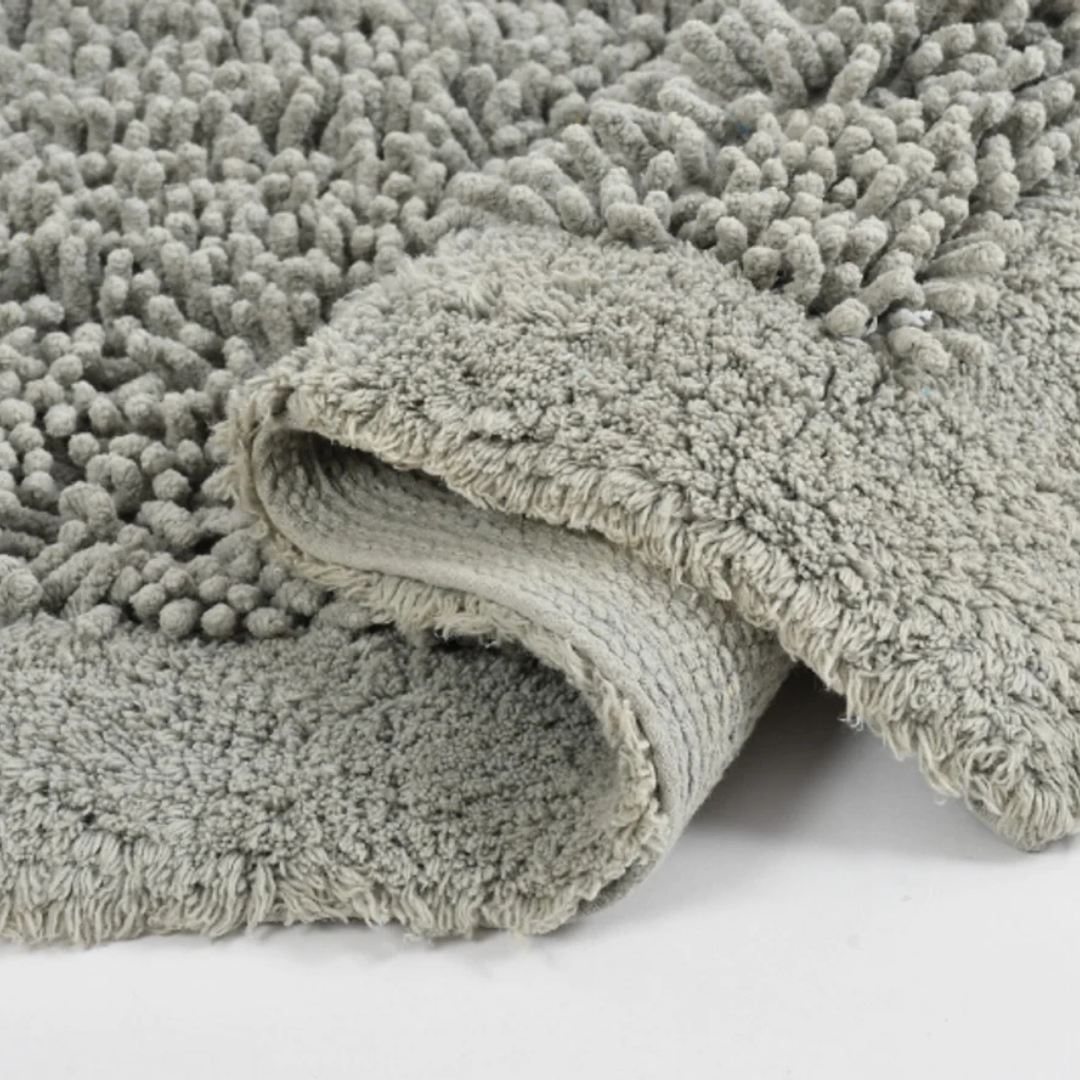 Green Tales Twist Bathmat Silver Grey