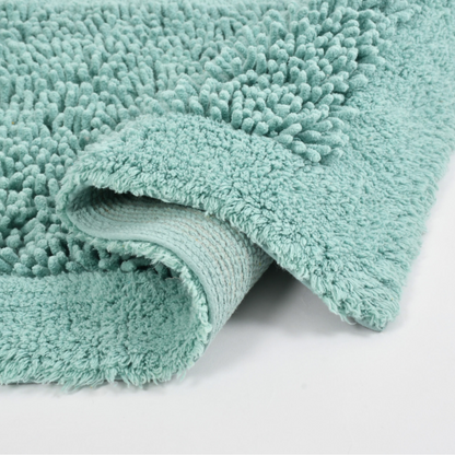Green Tales Twist Bathmat Aqua