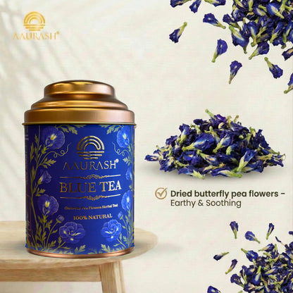 AAURASH Butterfly Pea Flower Herbal Tea