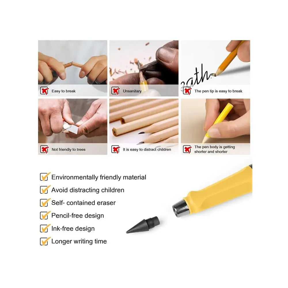 VARKAUS Inkless Infinite Pencils