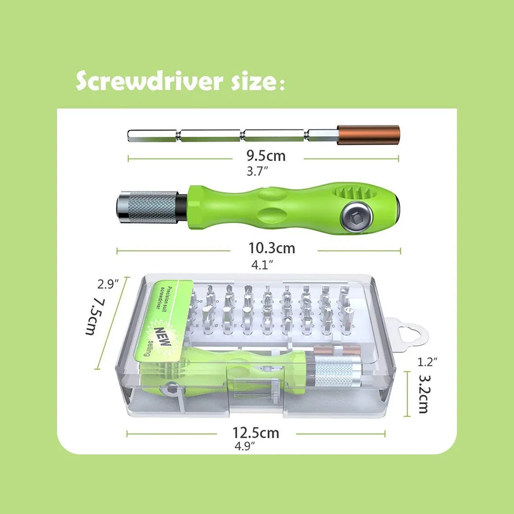 TINUMS 32-in-1 Magnetic Screw Driver Set