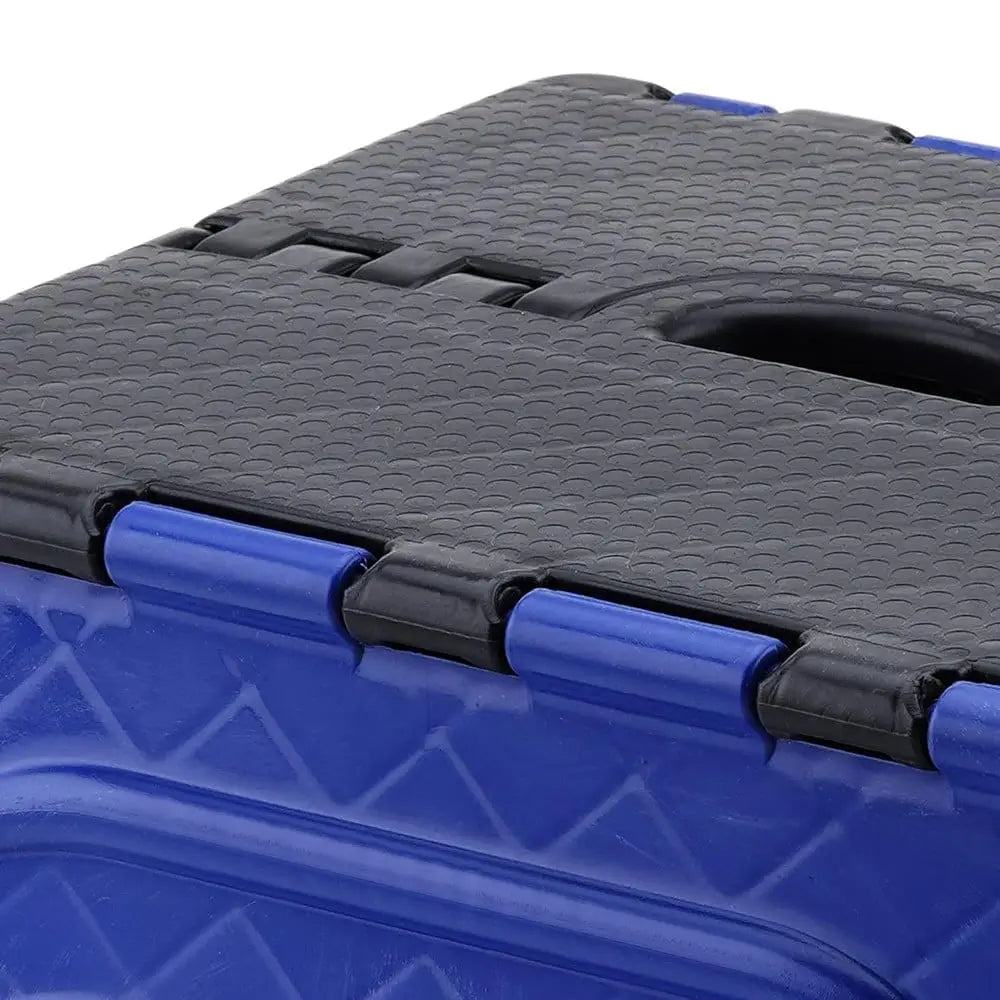 12" Collapsible Plastic Step Stool with Handle