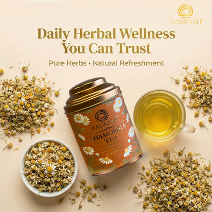 AAURASH Chamomile Flower Herbal Tea