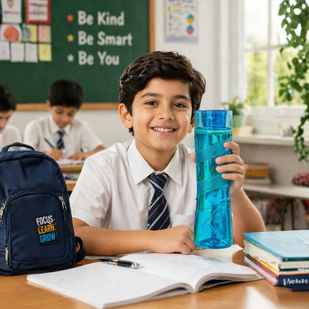 Home Lane Plastic Bottle Set (Multicolor)