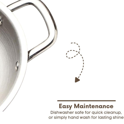 Home Lane Kadhai (Stainless Steel)