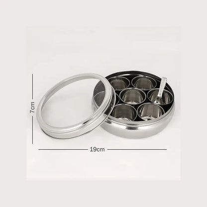 HOME LANE Masala Box (Stainless Steel)