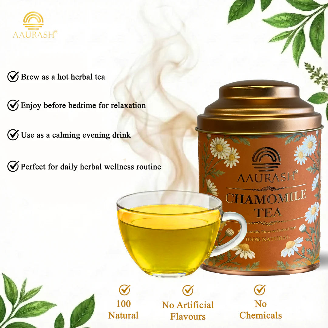 AAURASH Chamomile Flower Herbal Tea