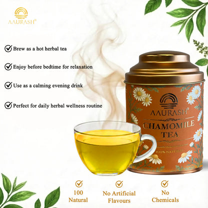 AAURASH Chamomile Flower Herbal Tea