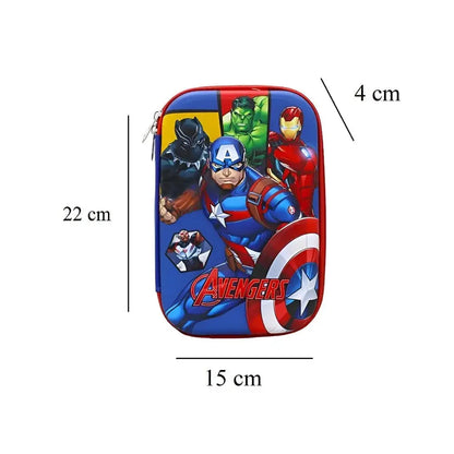 VARKAUS Captain America Jumbo Pencil Box
