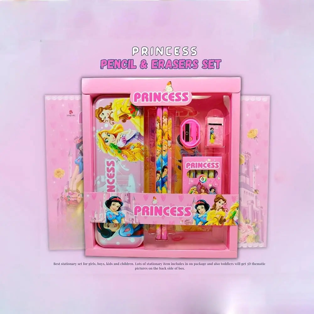 VARKAUS Disney Princess Stationery Kit for Girls