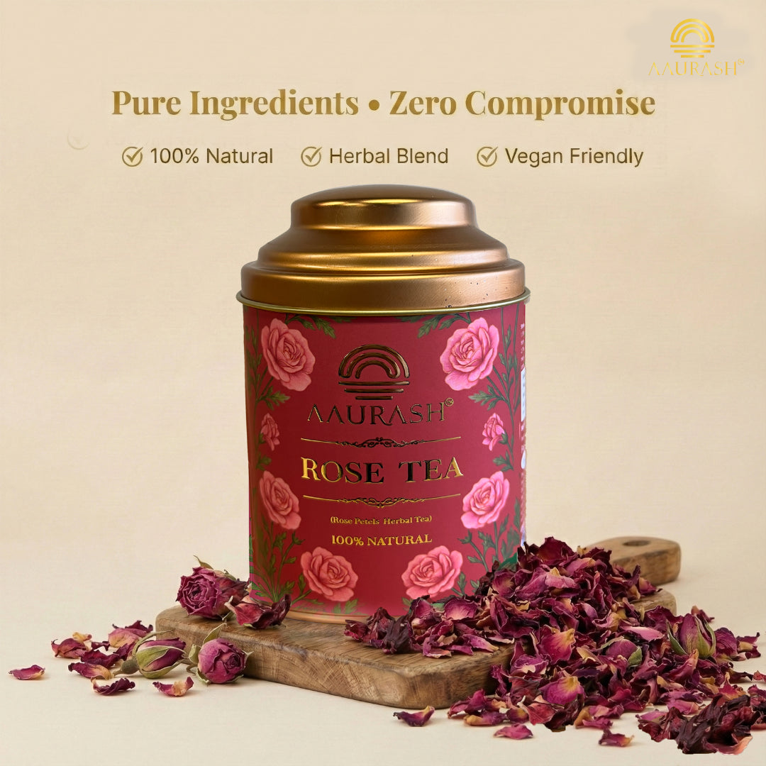 AAURASH Rose Flower Tea