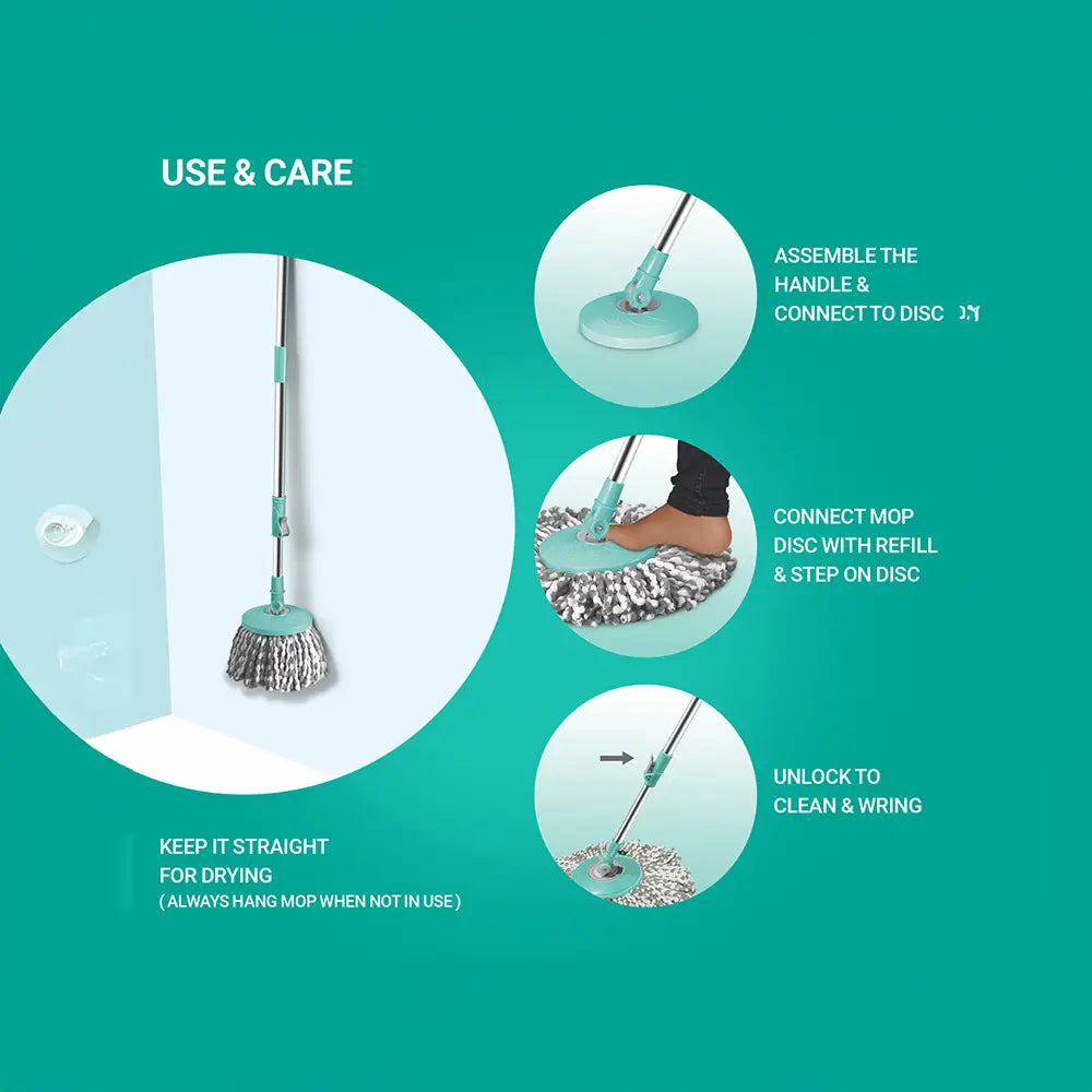 Floor Cleaning Spin Bucket Mop