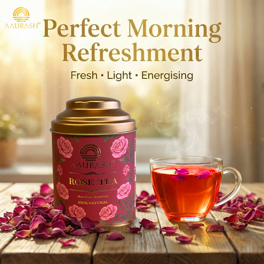 AAURASH Rose Flower Tea