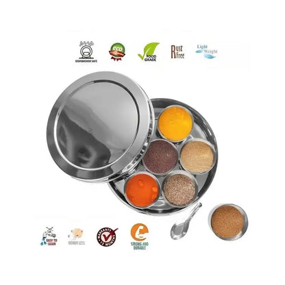 HOME LANE Stainless Steel Spice Box