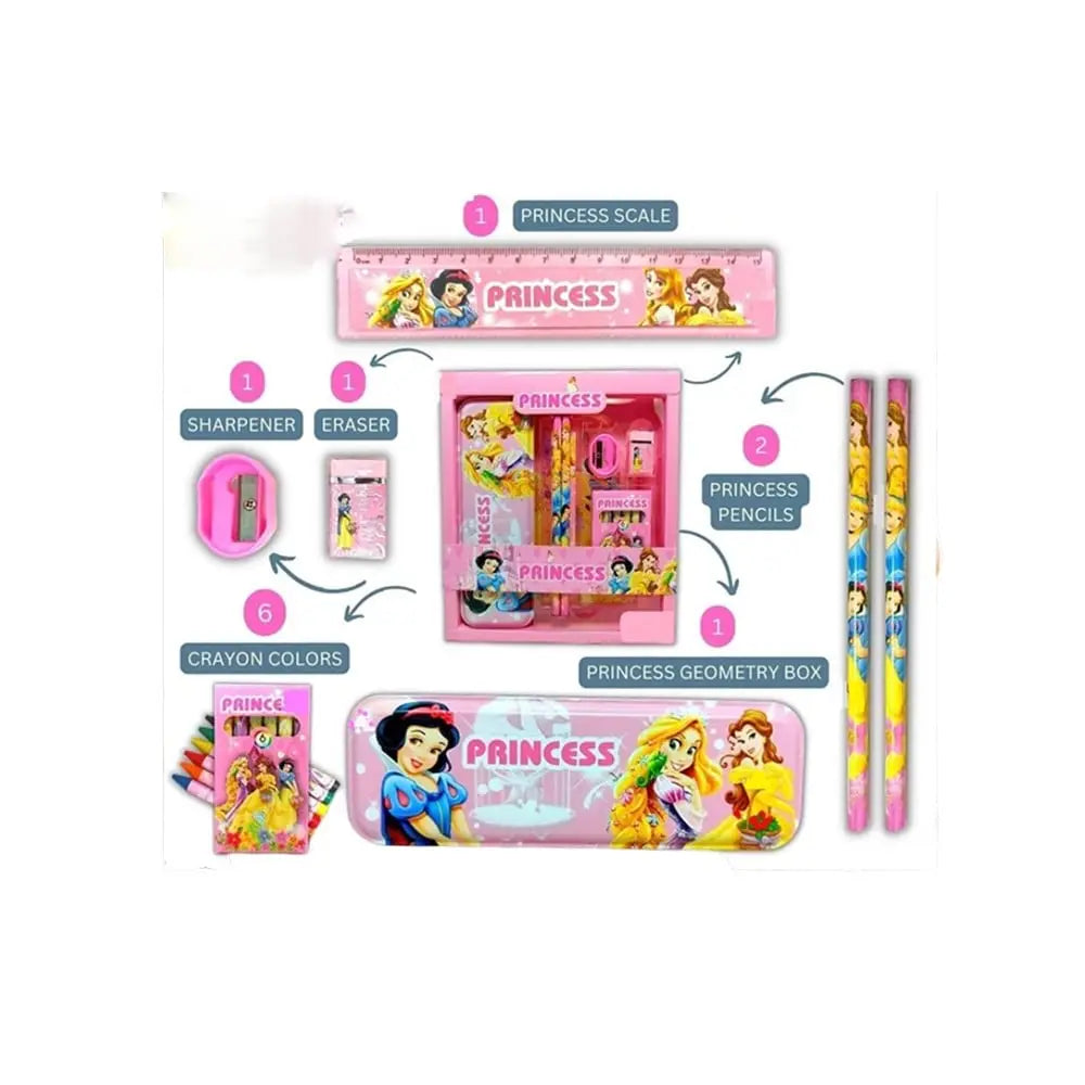 VARKAUS Disney Princess Stationery Kit for Girls