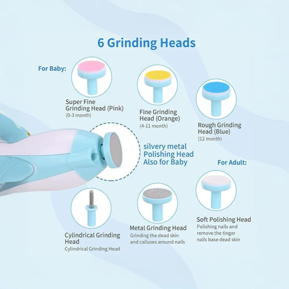 Tinums Baby Nail Clipper Set (Blue, 6+ months)