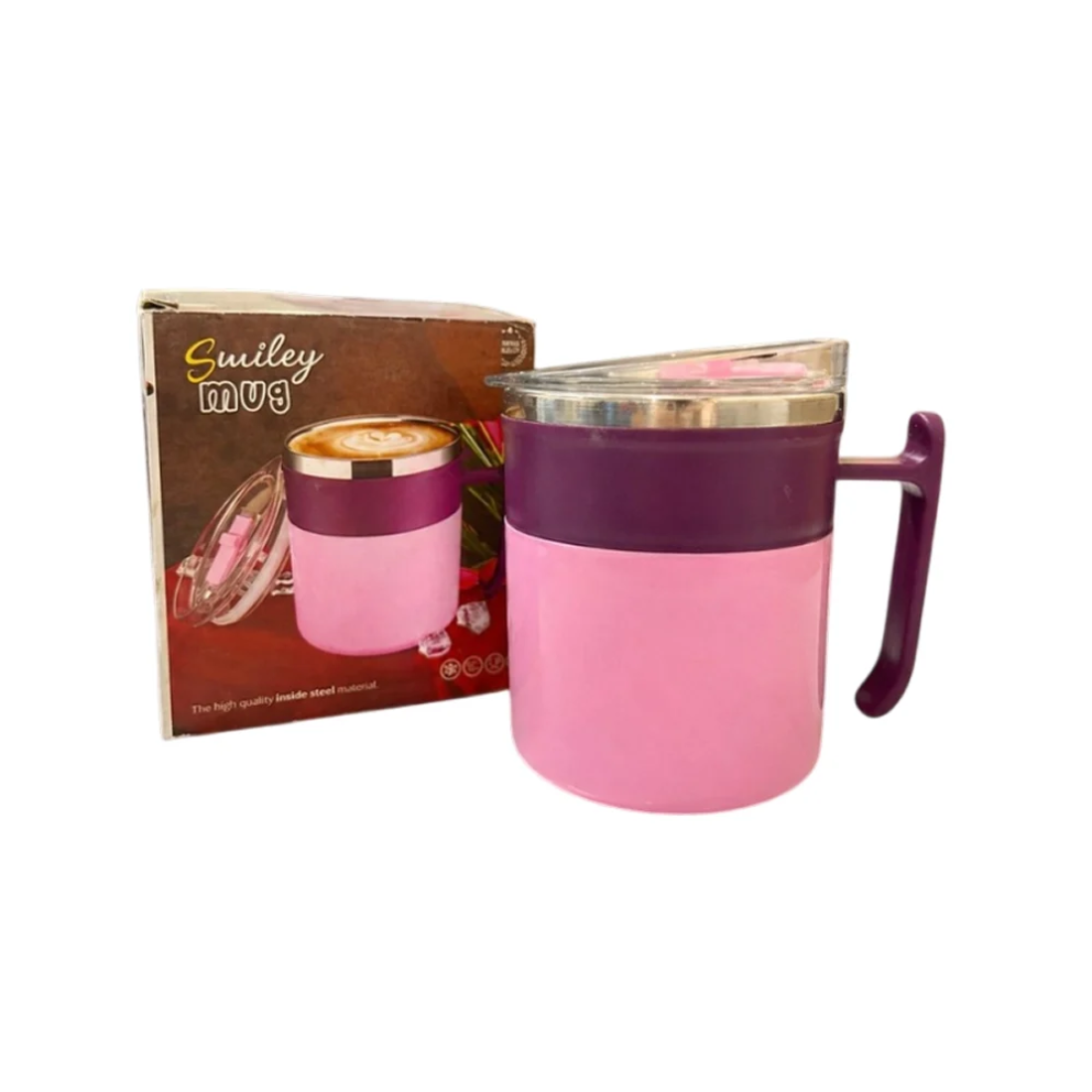 Home Lane Coffee Mug (Plastic, Stainless Steel)