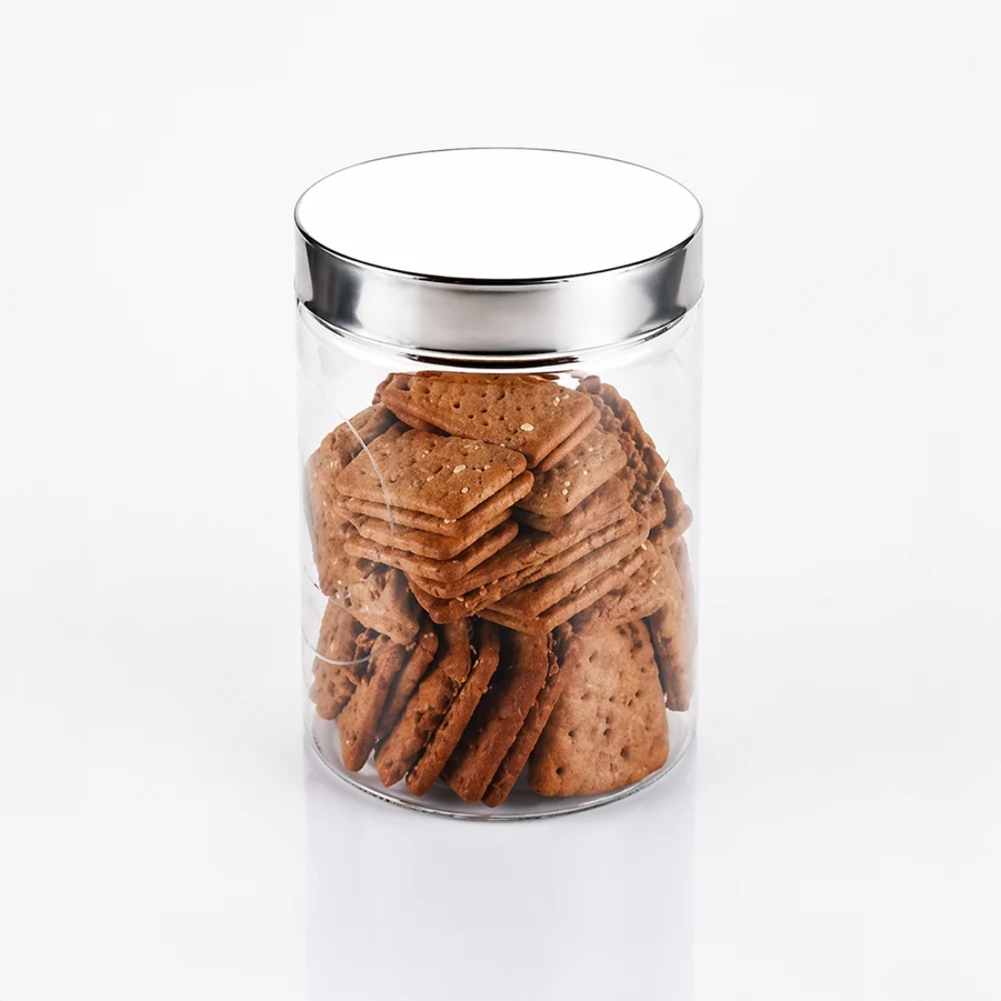 Home Lane Plastic Container Jar (Set 0f 2)