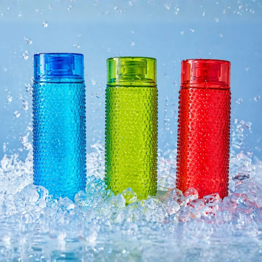 Home Lane Plastic Aqua Water Bottle Set (Multicolour)