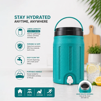 Home Lane Plastic Portable Water Jug