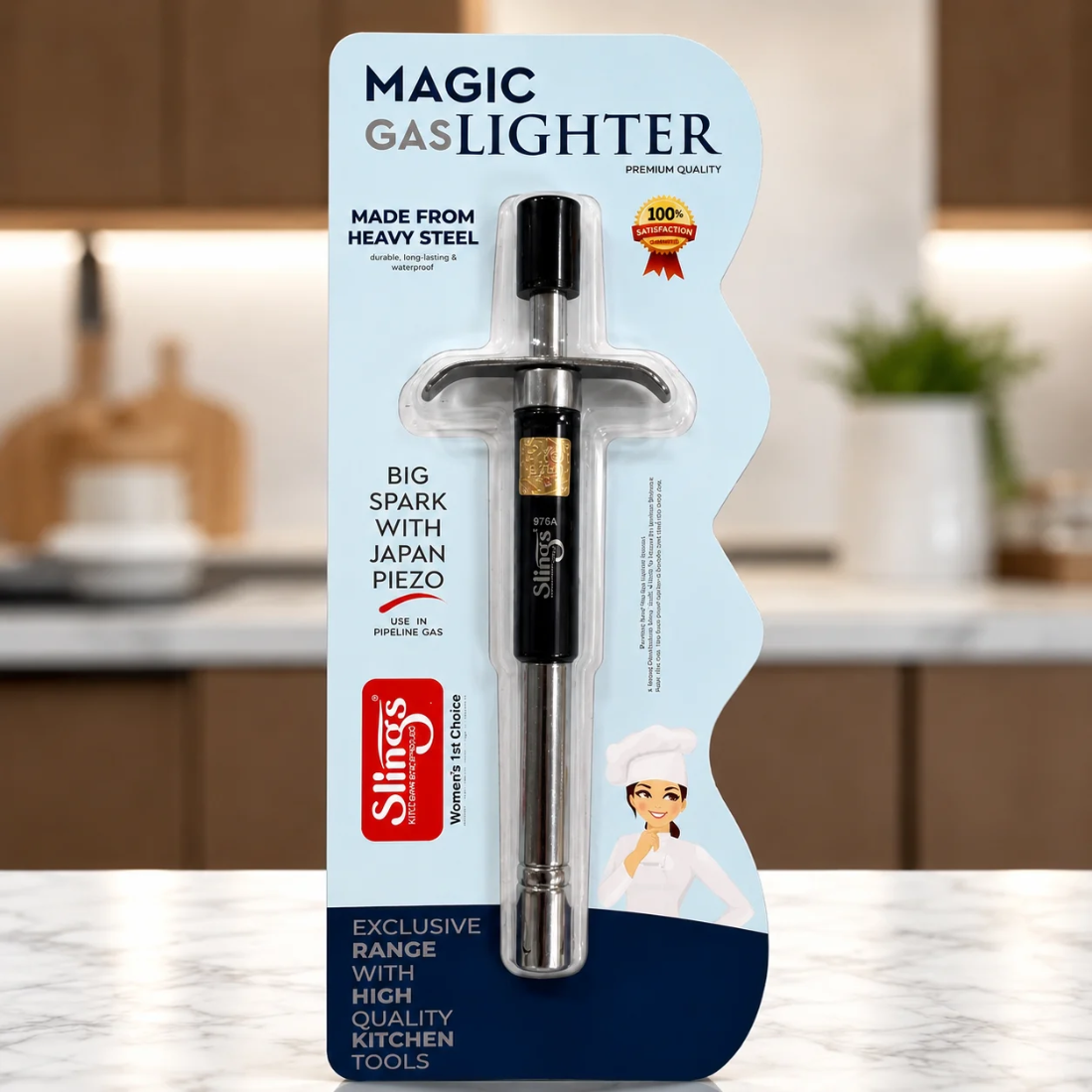 Slings Magic Gas Lighter for Kitchen
