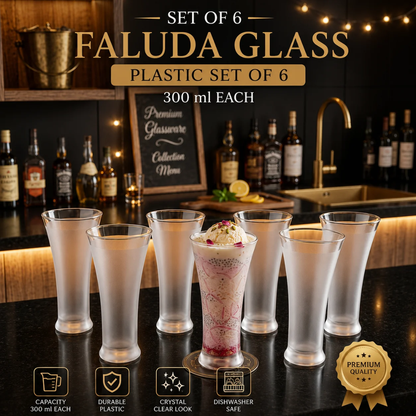 Slings Premium Faluda Glass Set of 6