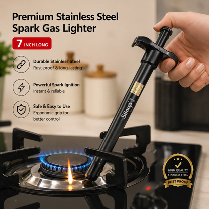 Slings Smooth Spark 7 Inch Gas Lighter for Kitchen Stove