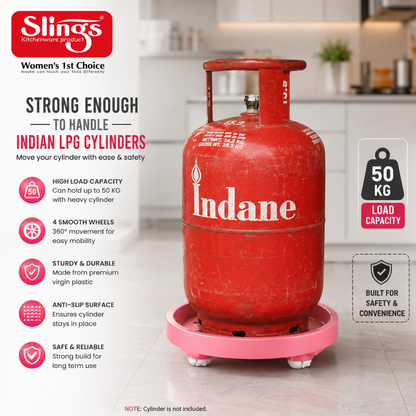 Slings Premium Gas Trolley for LPG Cylinder