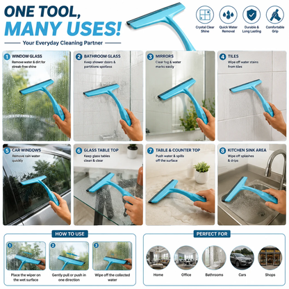 Slings Glass Wiper with Silicone Blade