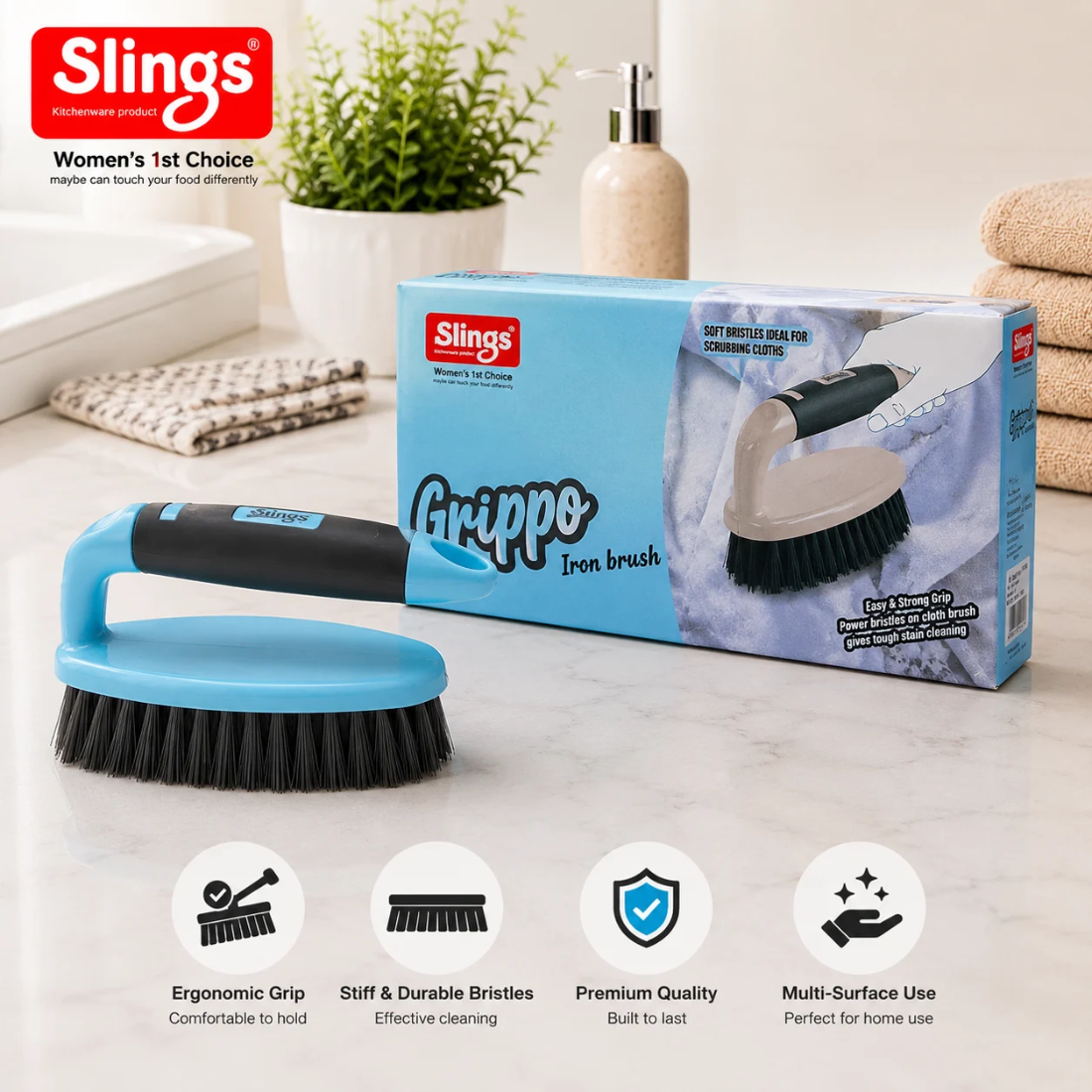 Slings Grippo Iron Brush for Cleaning
