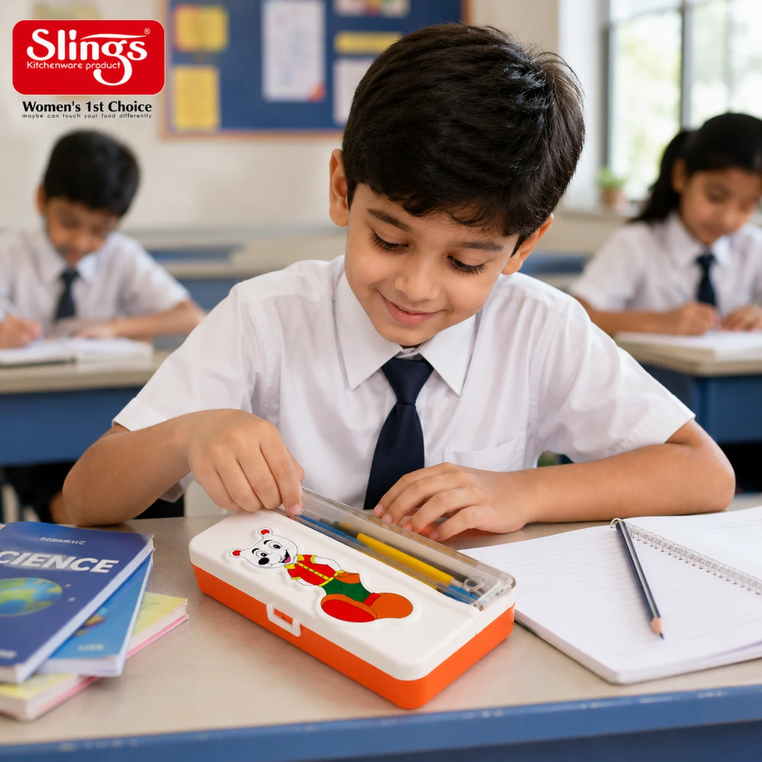 Slings Little Pencil Box for Kids