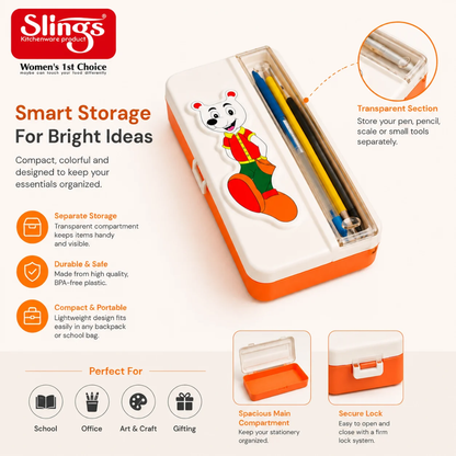 Slings Little Pencil Box for Kids