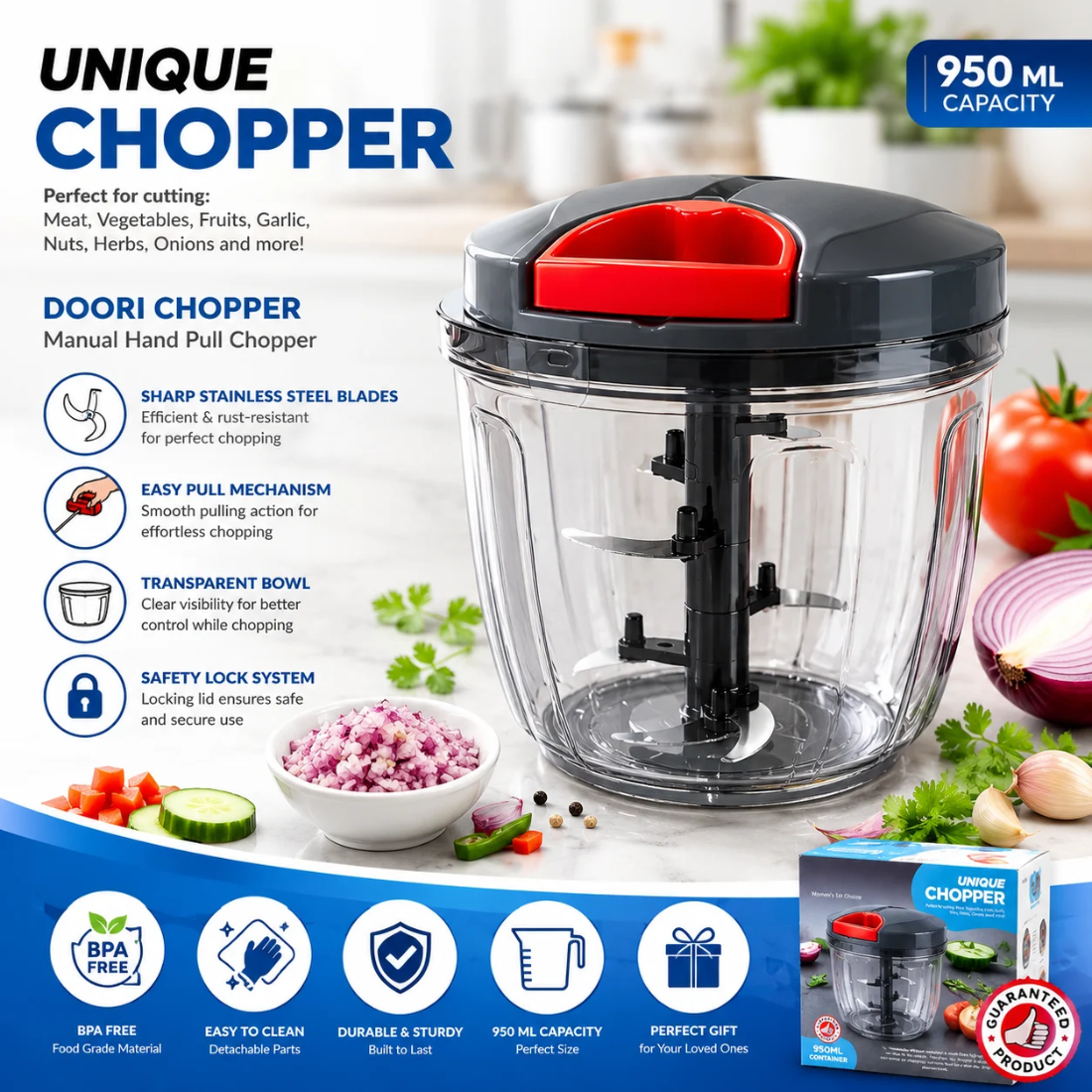 Slings Unique Chopper 950 ML