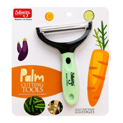 Slings Palm Vegetable Peeler with Stainless Steel Blade
