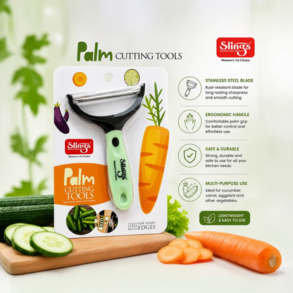 Slings Palm Vegetable Peeler with Stainless Steel Blade